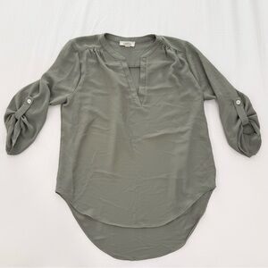 Zenana Outfitters Sage Green Blouse